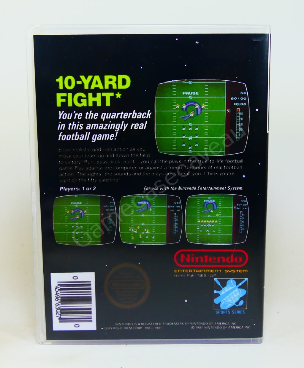 10 Yard Fight - NES Replacement Case