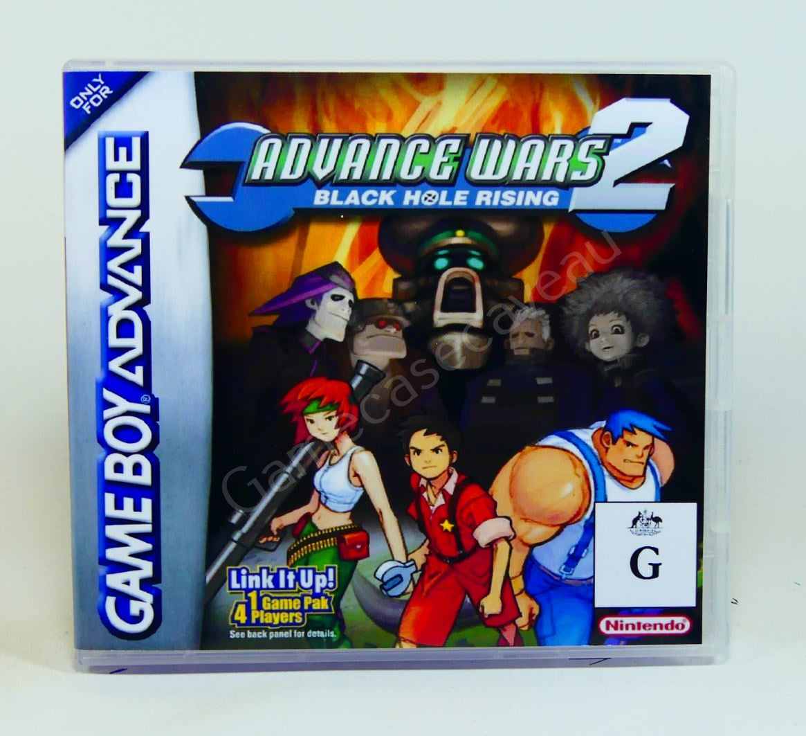 Advance Wars 2 - GBA Replacement Case