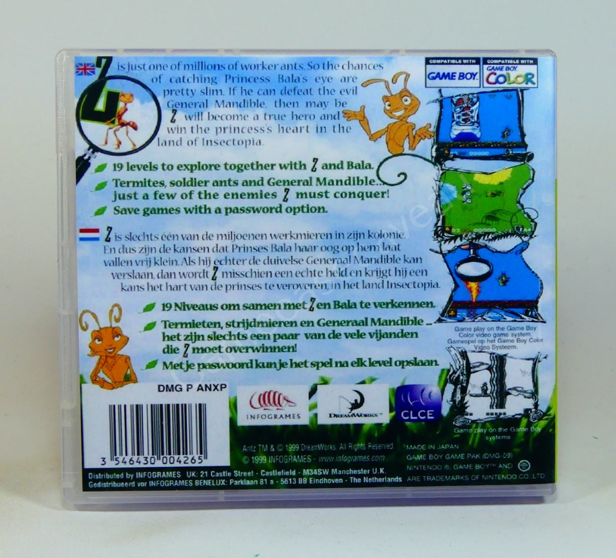 Antz - GBC Replacement Case