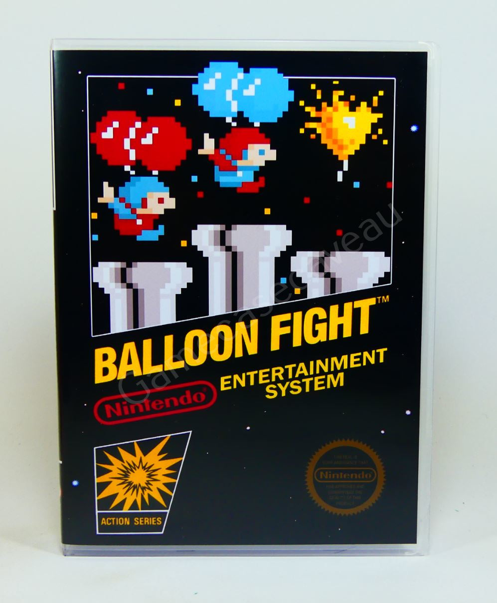 Balloon Fight - NES Replacement Case