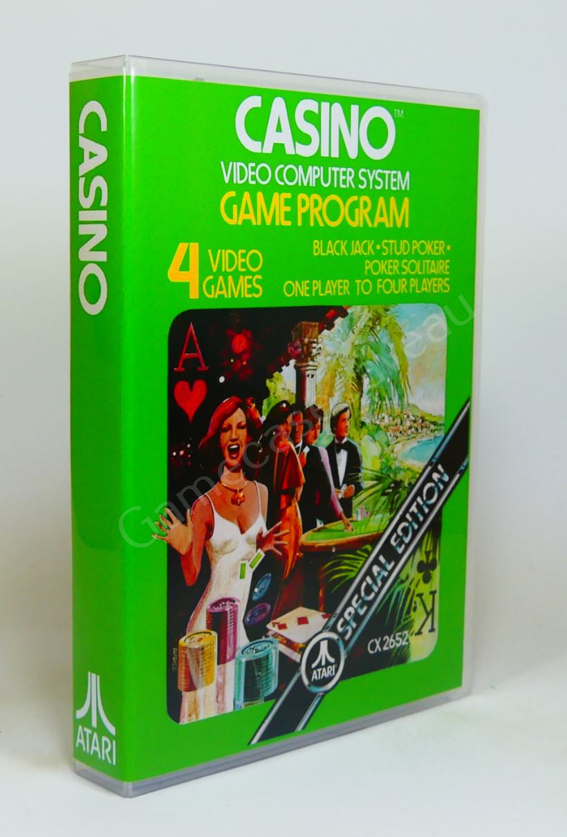 Casino - 2600 Replacement Case – GameCaseCaveAU