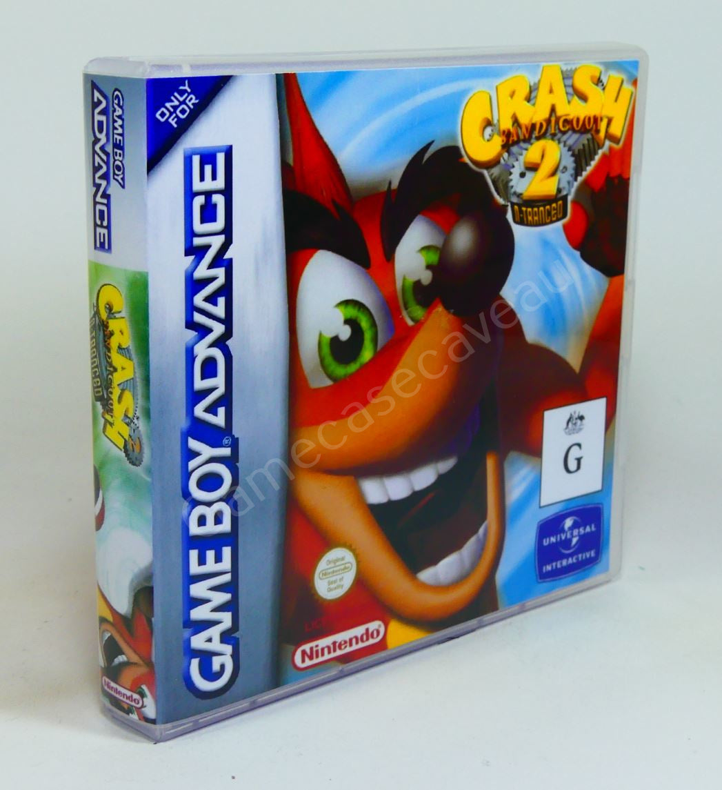 Crash Bandicoot 2 N-Tranced - GBA Replacement Case