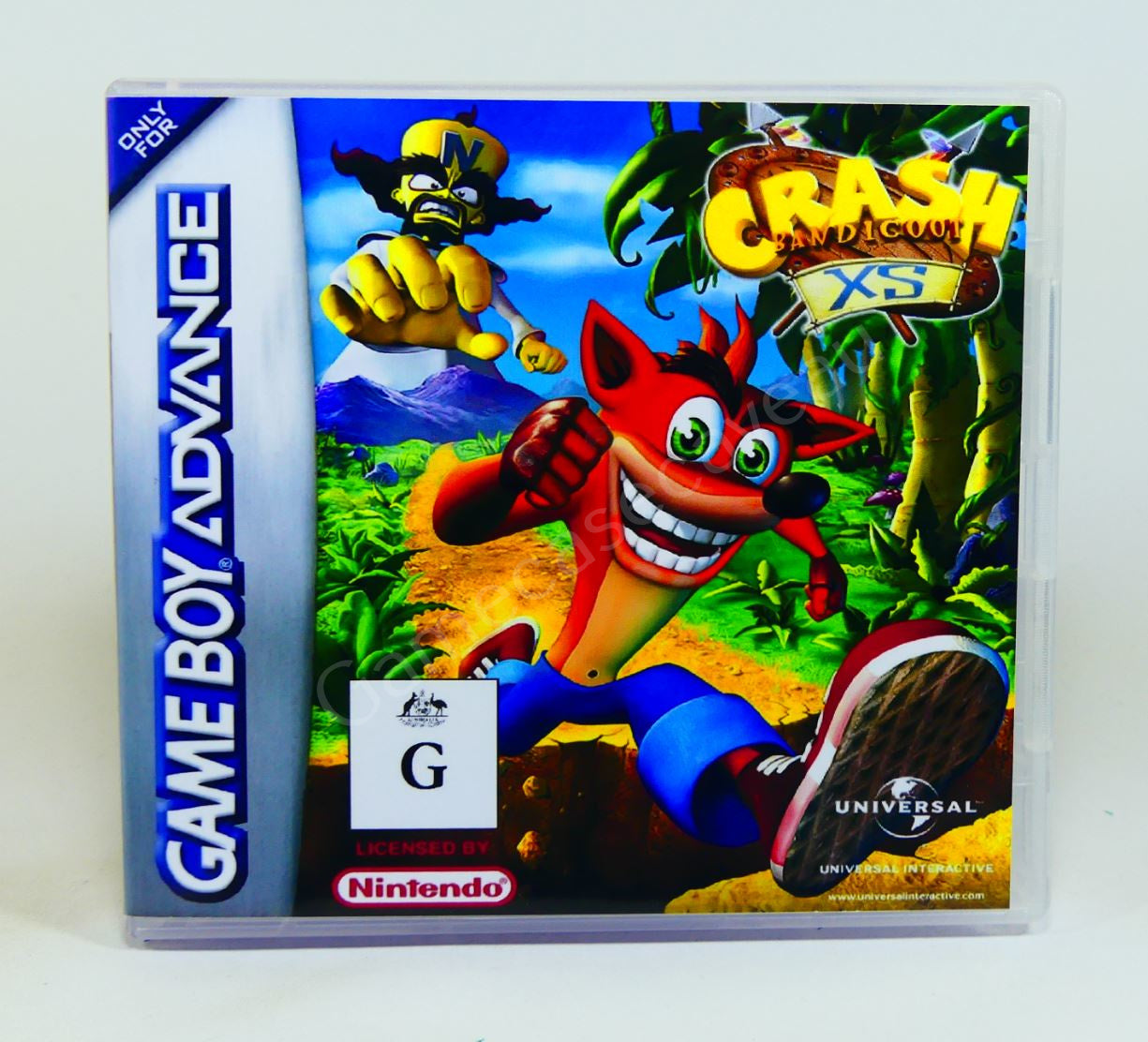Crash Bandicoot XS - GBA Replacement Case