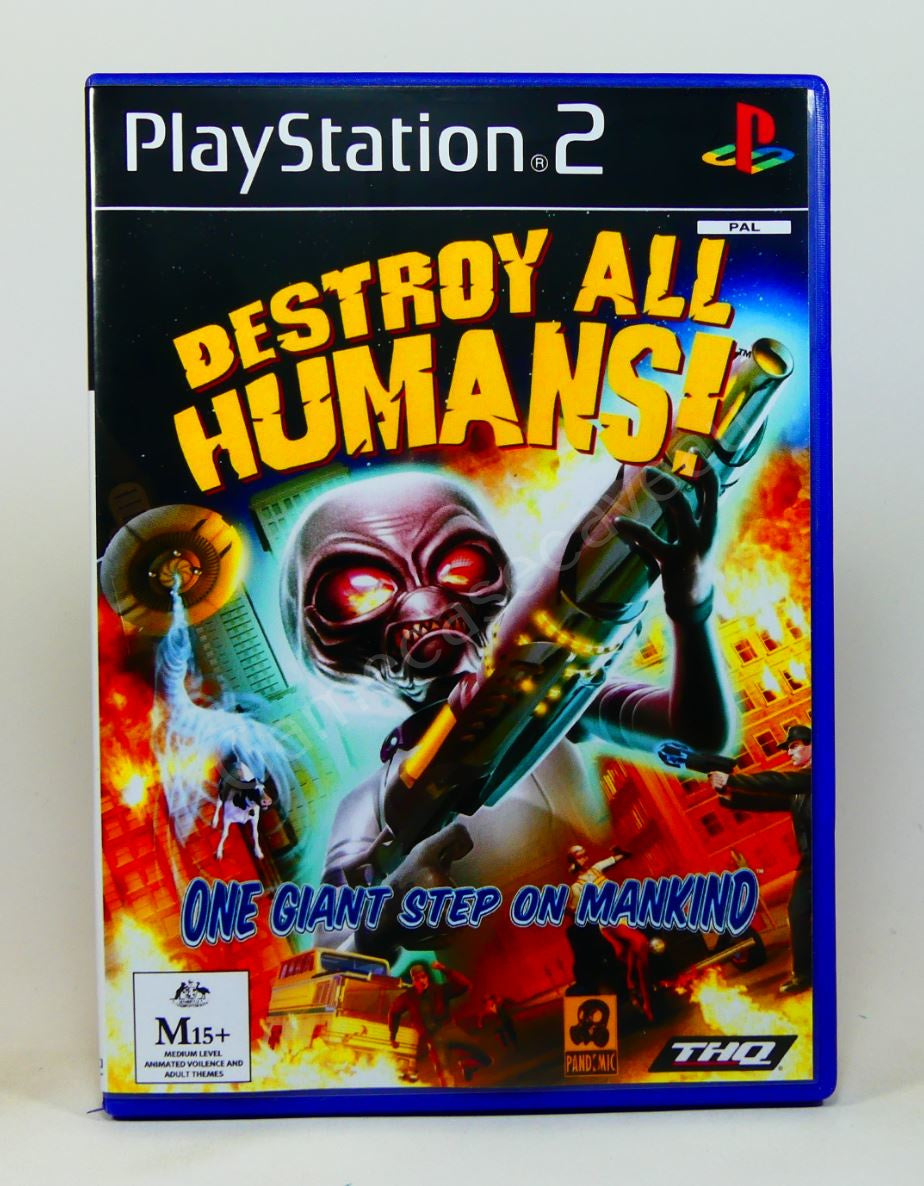 Destroy All Humans - PS2 Replacement Case