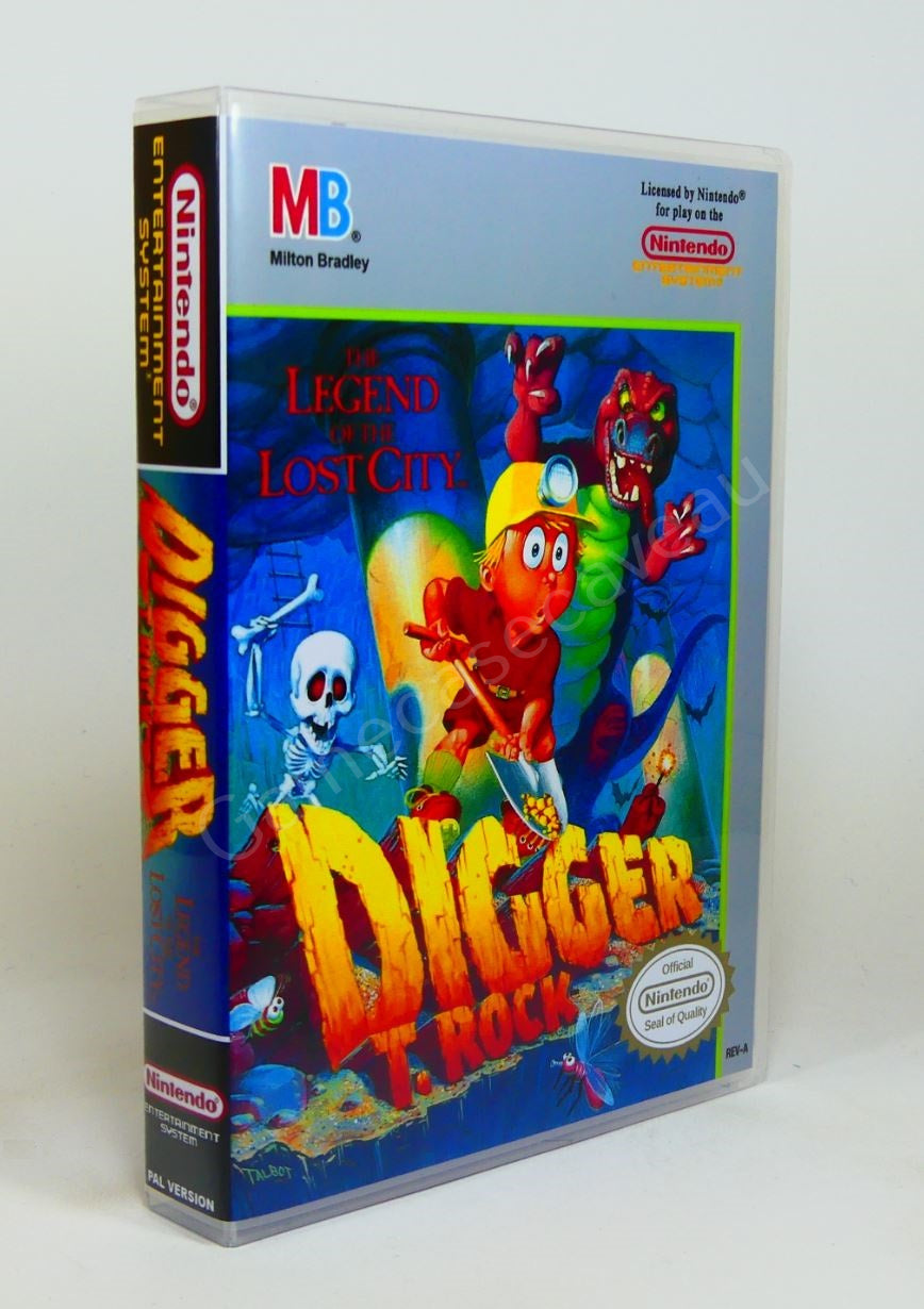 Digger T Rock The Legend of the Lost City - NES Replacement Case