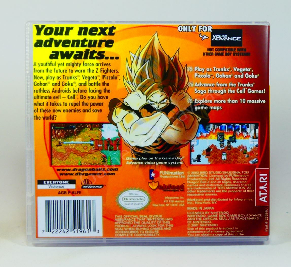 Dragon Ball Z The Legacy of Goku II - GBA Replacement Case
