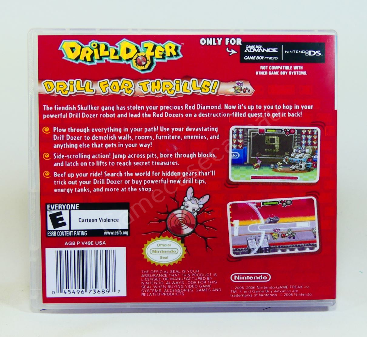 Drill Dozer - GBA Replacement Case