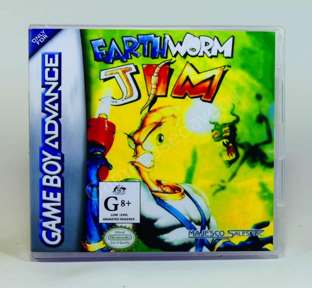 Earthworm Jim - GBA Replacement Case
