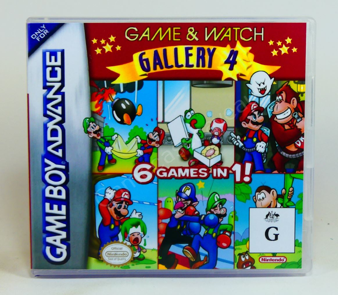 Game & Watch Gallery 4 - GBA Replacement Case