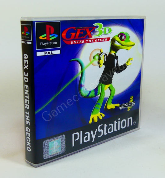 Gex 3D Enter The Gecko - PS1 Replacement Case (Copy)