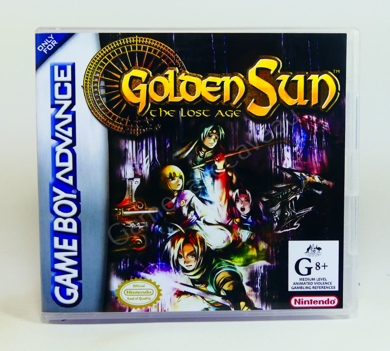 Golden Sun the Lost Age - GBA Replacement Case