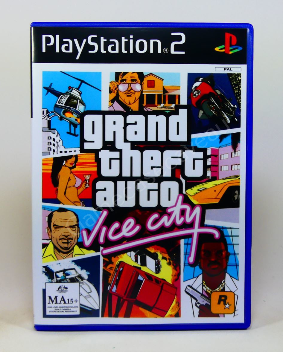 GTA Grand Theft Auto Vice City - PS2 Replacement Case