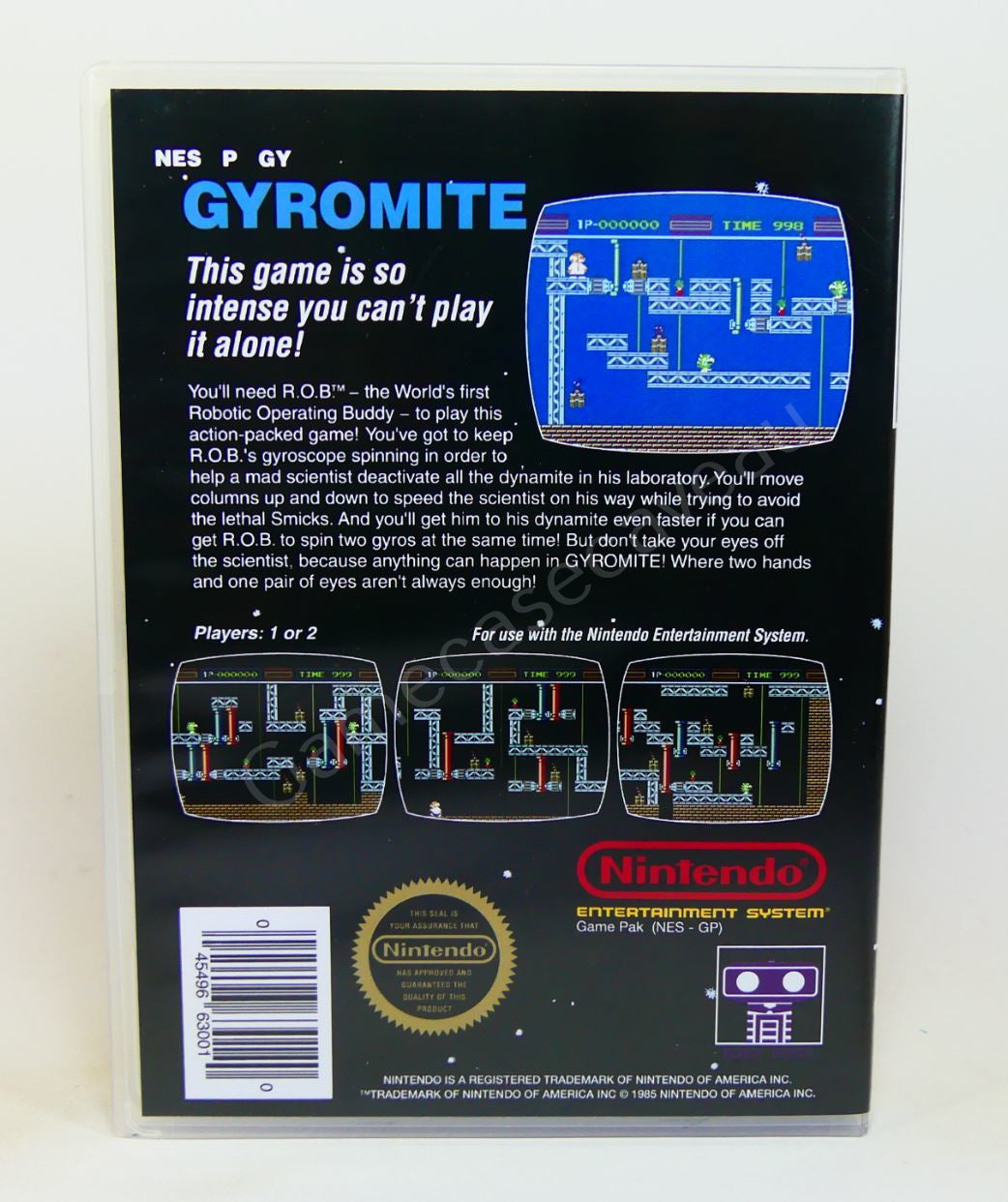Gyromite - NES Replacement Case
