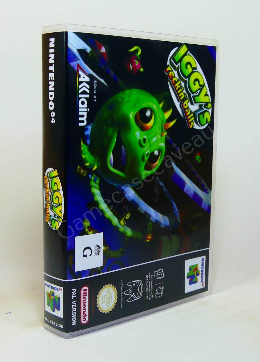 Iggy's Reckin' Balls - N64 Replacement Case