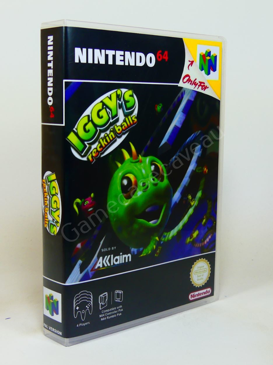 Iggy's Reckin' Balls - N64 Replacement Case