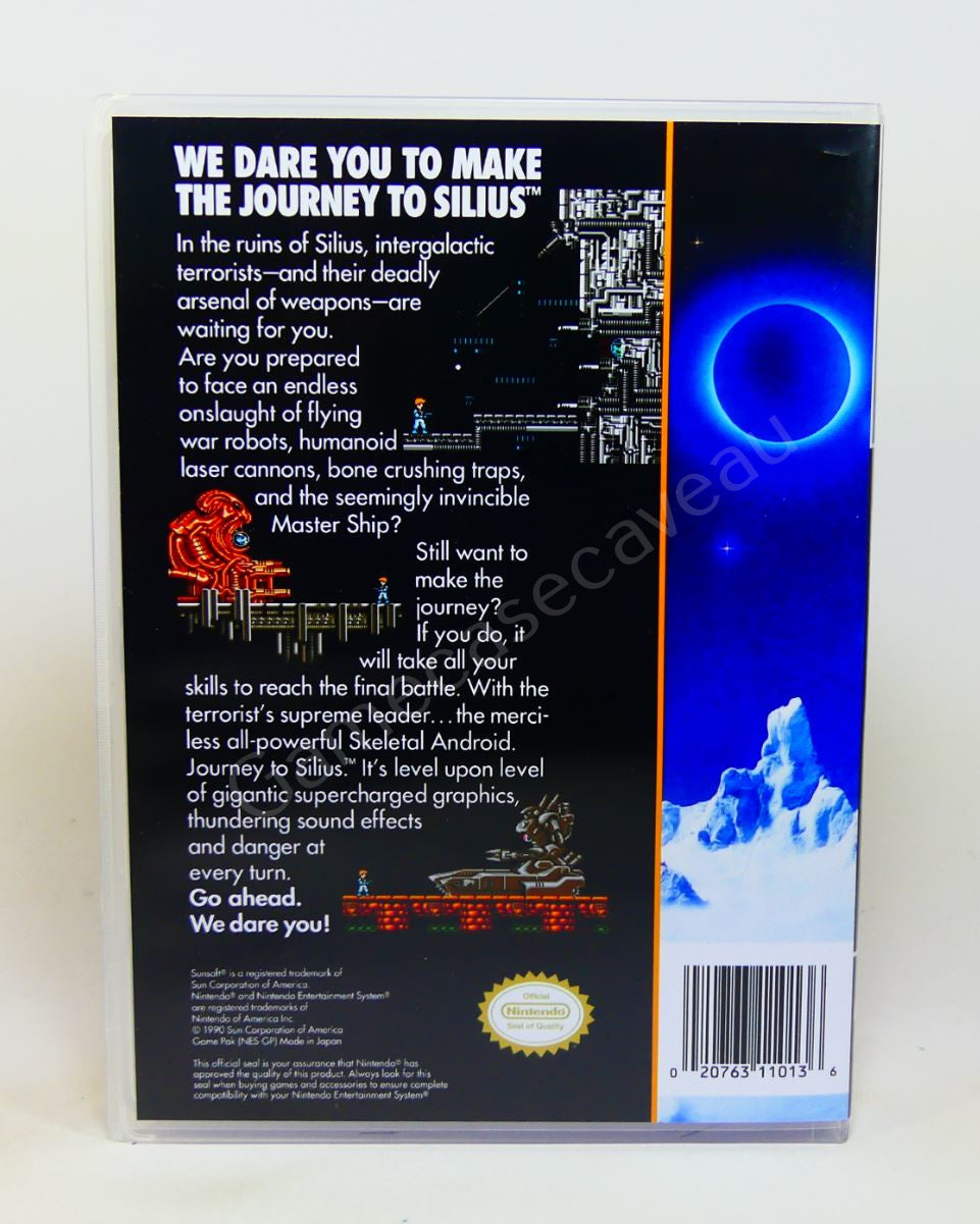 Journey to Silius - NES Replacement Case