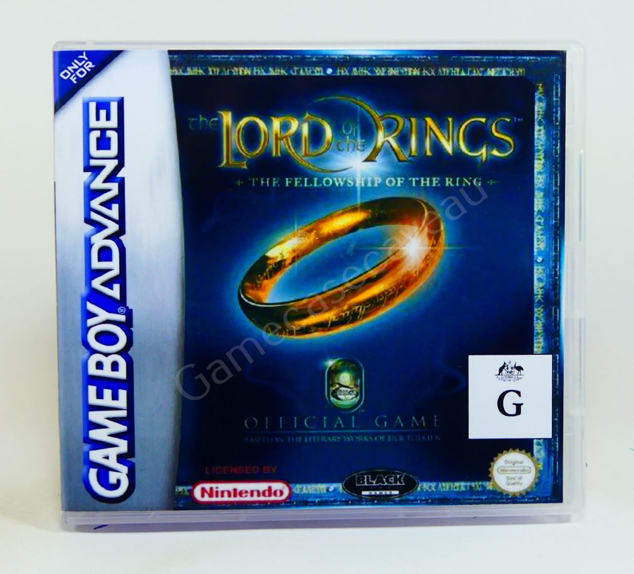 LOTR The Fellowship of The Ring - GBA Replacement Case