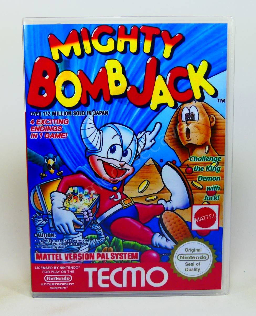 Mighty Bomb Jack - NES Replacement Case