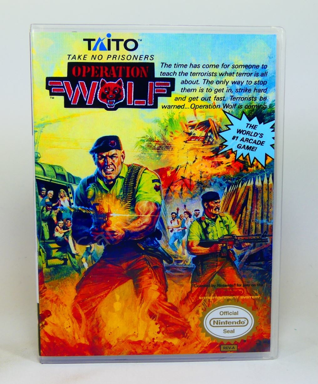 Operation Wolf - NES Replacement Case