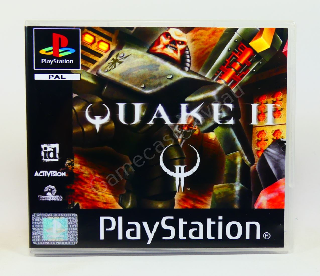 Quake II - PS1 Replacement Case