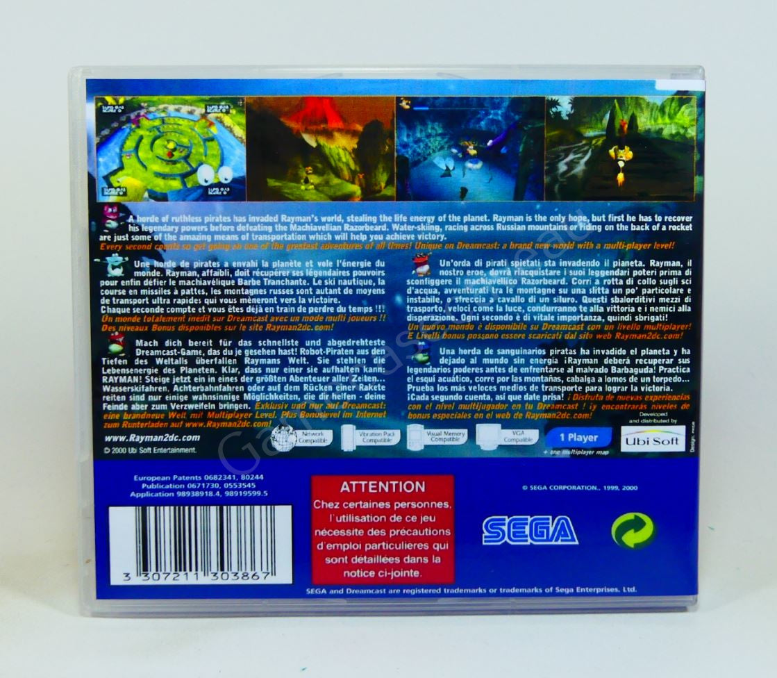 Rayman 2 - DC Replacement Case