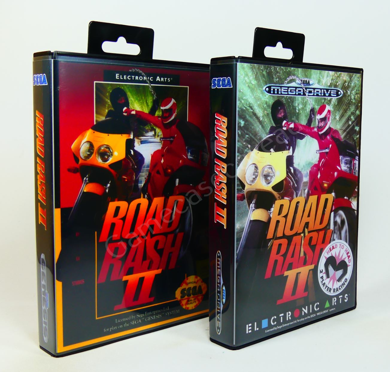 Road Rash II - SMD Replacement Case