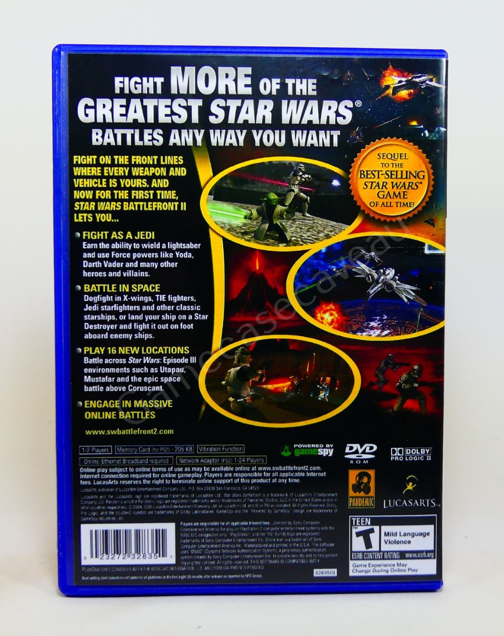 Star Wars Battlefront II - PS2 Replacement Case (Copy)