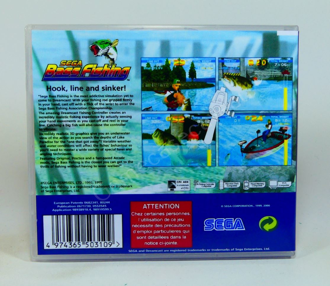SEGA Bass Fishing - DC Replacement Case