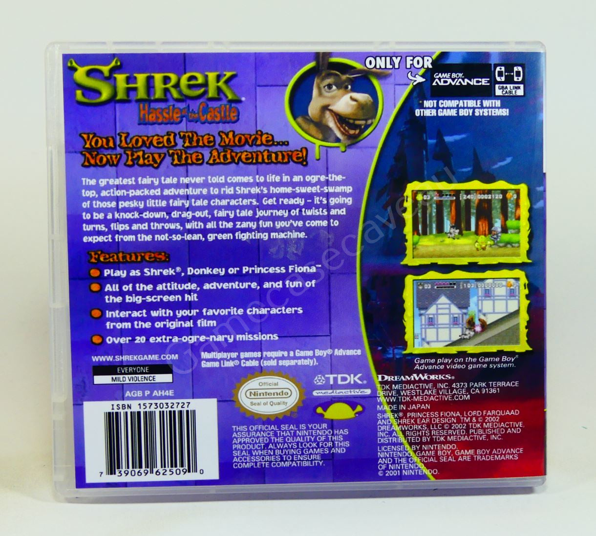 Shrek Hassle at the Castle - GBA Replacement Case