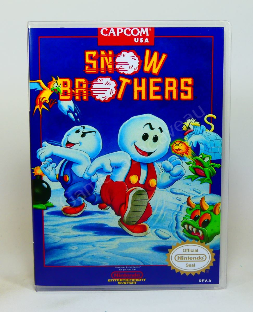 Snow Brothers - NES Replacement Case