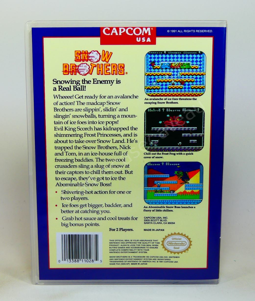 Snow Brothers - NES Replacement Case