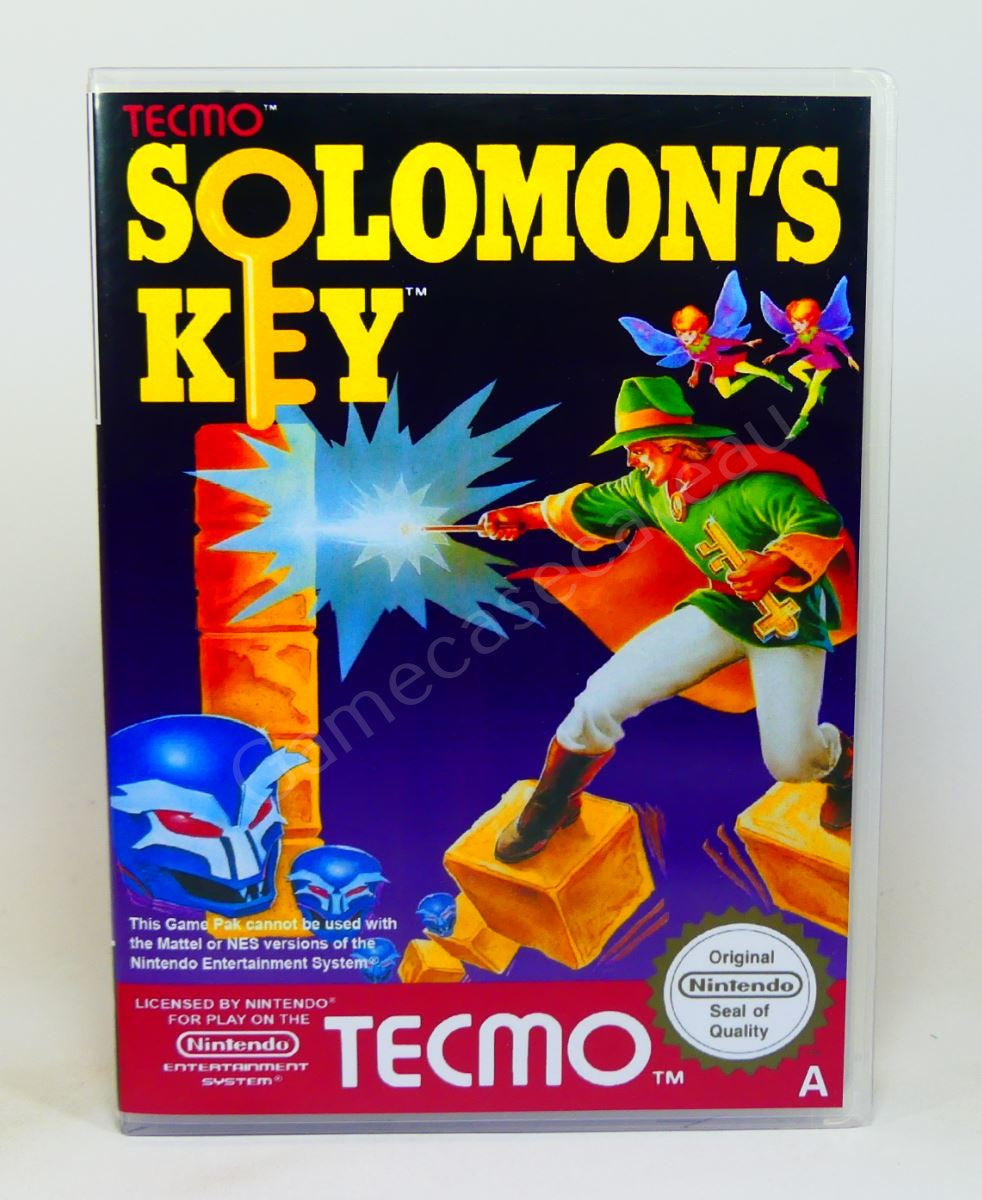 Solomon's Key - NES Replacement Case