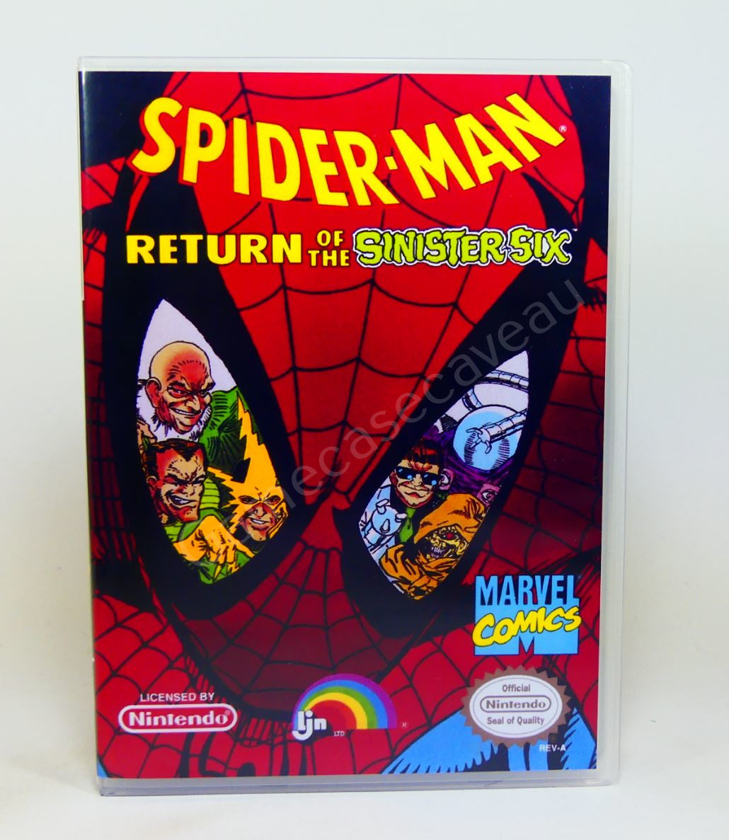 Spider-Man Return of the Sinister Six - NES Replacement Case