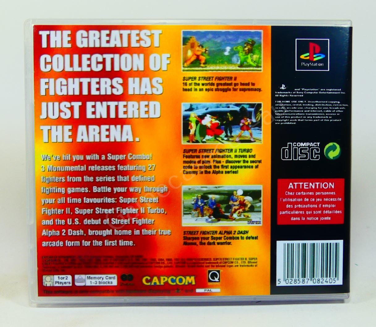 Street Fighter Collection - PS1 Replacement Case