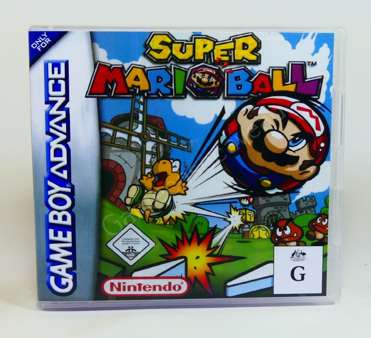 Super Mario Ball - GBA Replacement Case