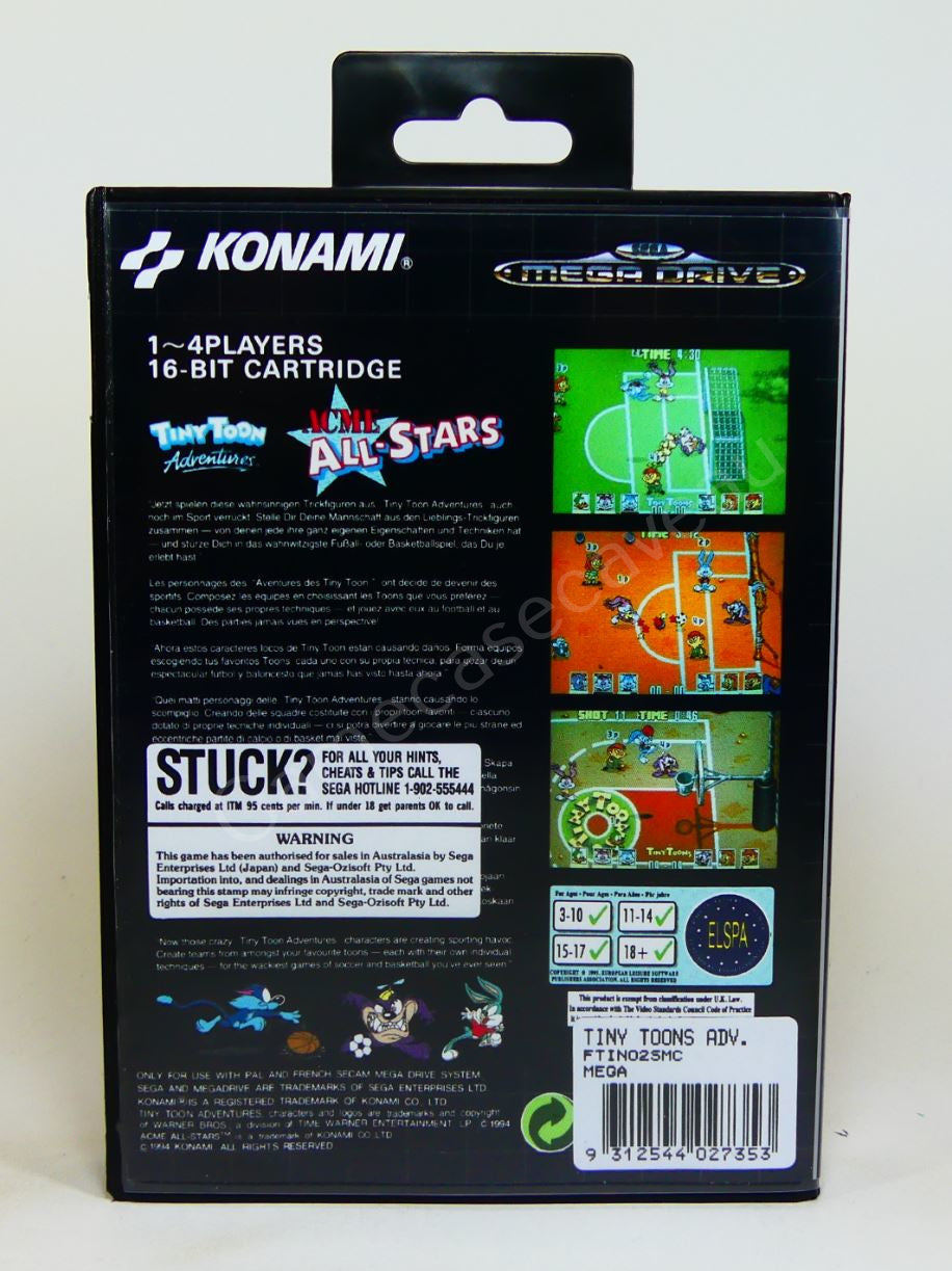 Tiny Toon Adventures ACME All Stars - SMD Replacement Case
