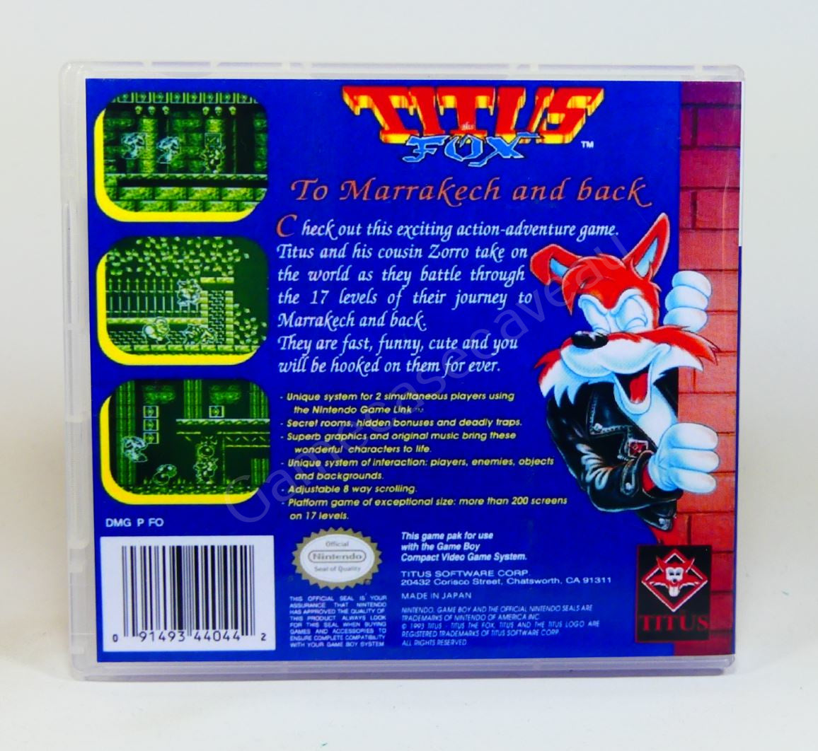 Titus the Fox - GB Replacement Case
