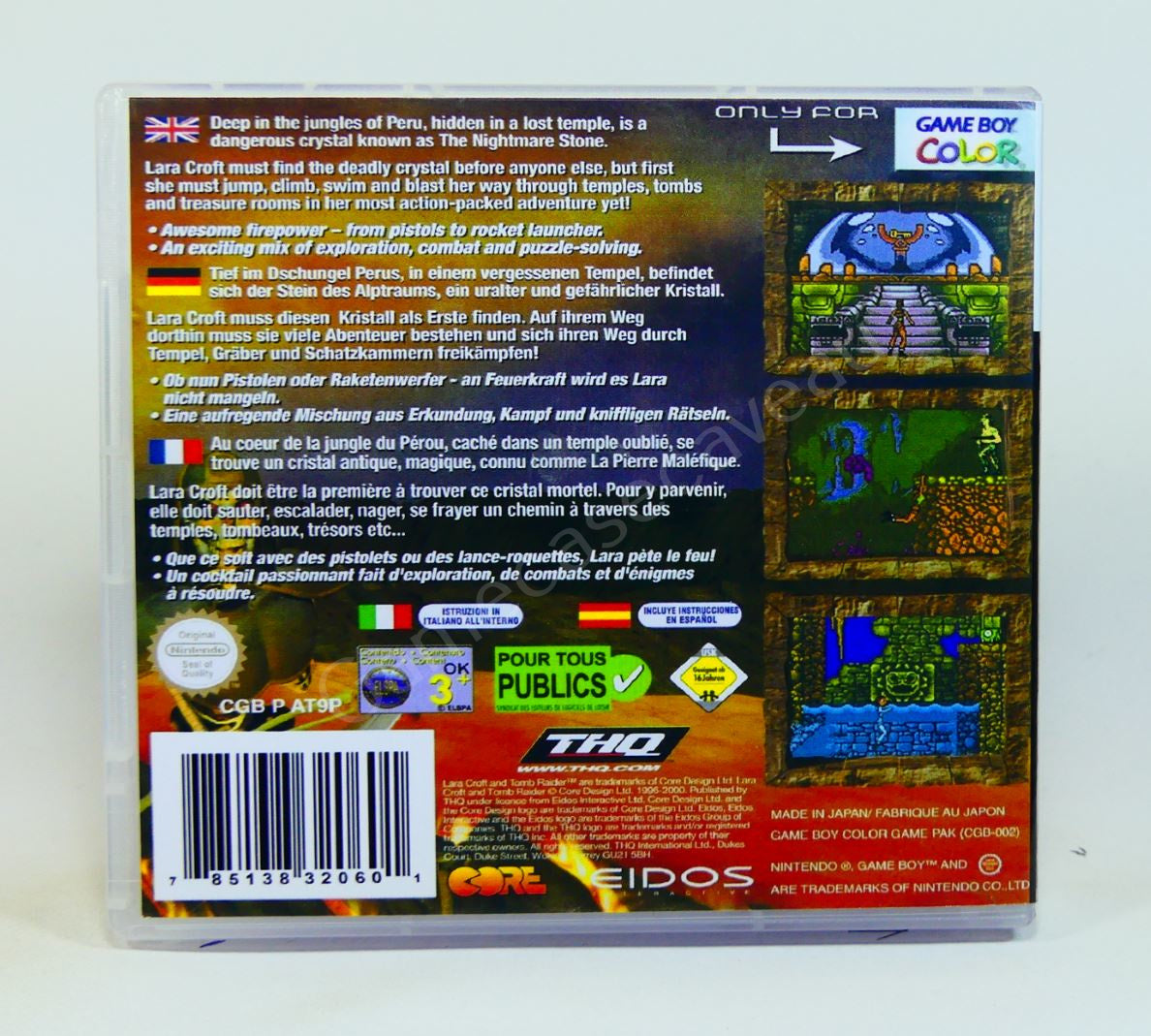 Tomb Raider - GBC Replacement Case