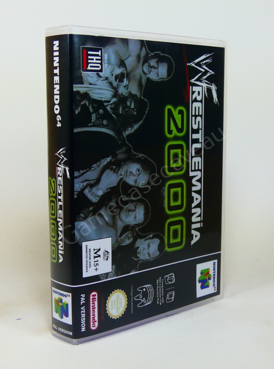 WWF Wrestlemania 2000 - N64 Replacement Case