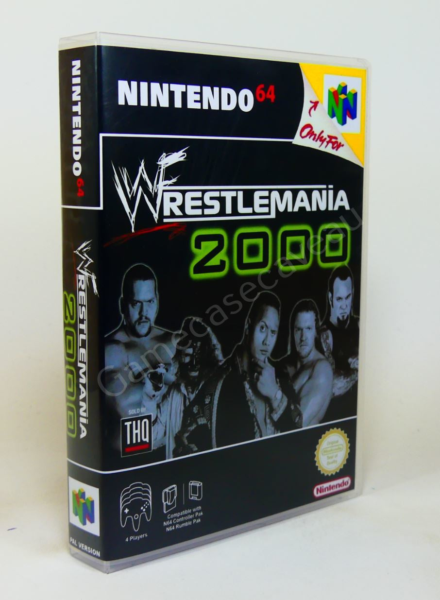 WWF Wrestlemania 2000 - N64 Replacement Case