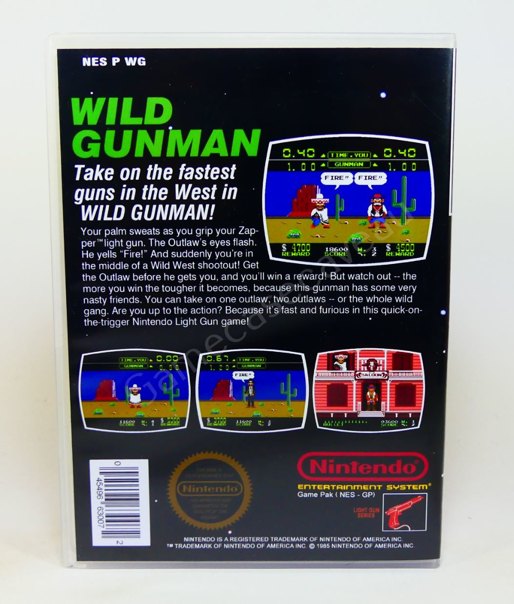 Wild Gunman - NES Replacement Case