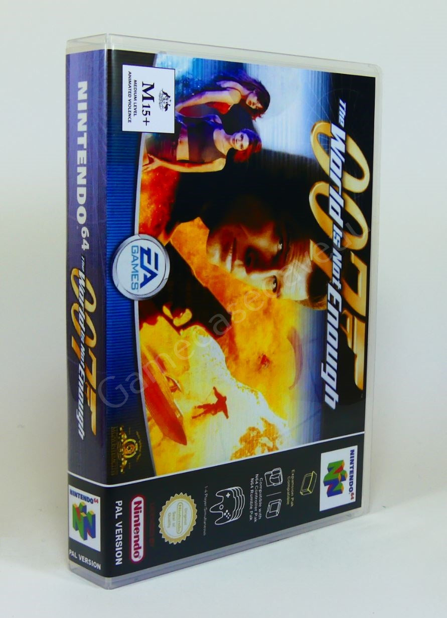 007 The World is Not Enough - N64 Replacement Case
