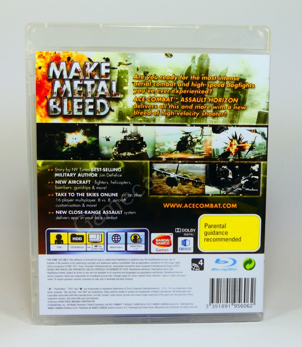 Ace Combat Assault Horizon - PS3 Replacement Case