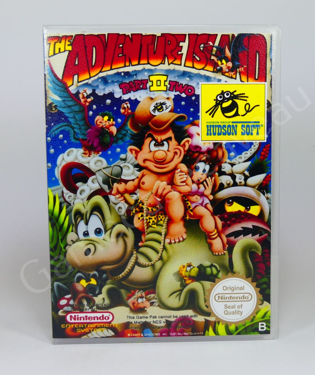 Adventure Island Part II - NES Replacement Case
