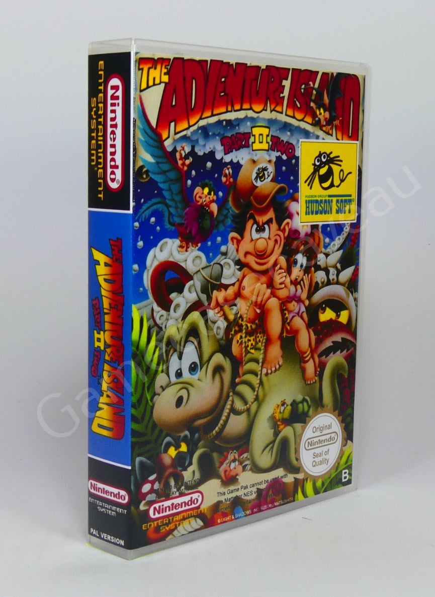 Adventure Island Part II - NES Replacement Case