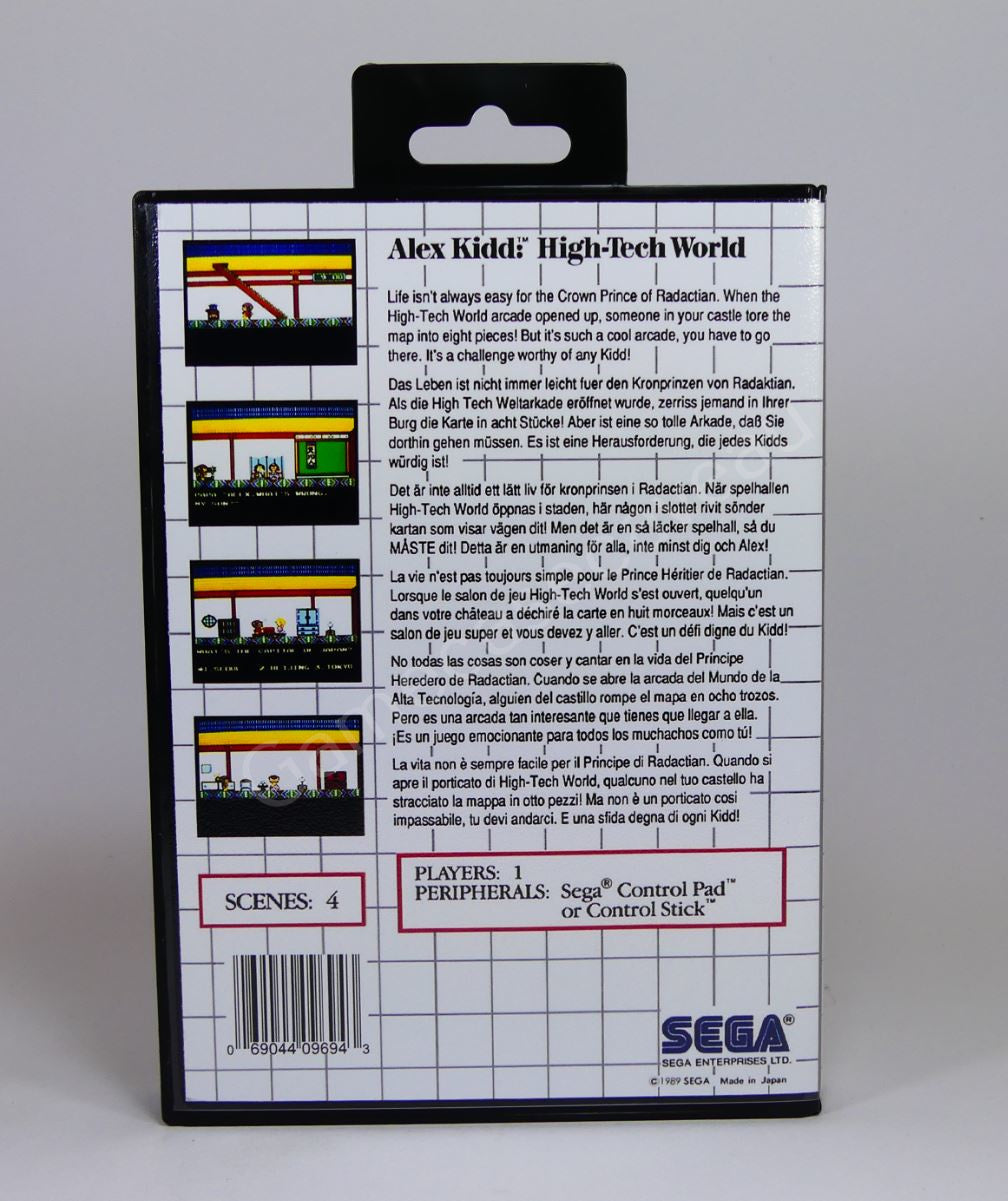 Alex Kidd High-Tech World - SMS Replacement Case