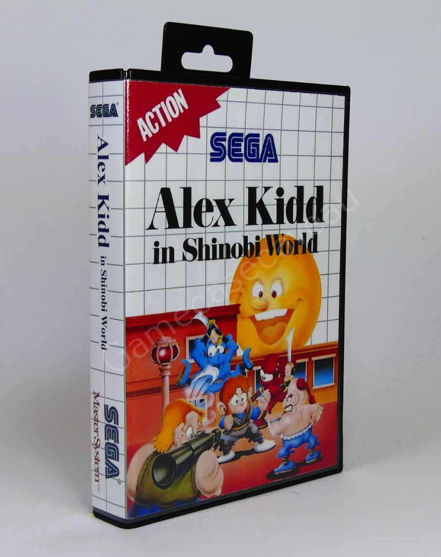 Alex Kidd in Shinobi World - SMS Replacement Case