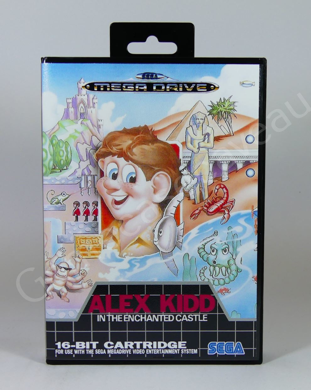 Alex Kidd in the Enchanted Castle - SMD Replacement Case