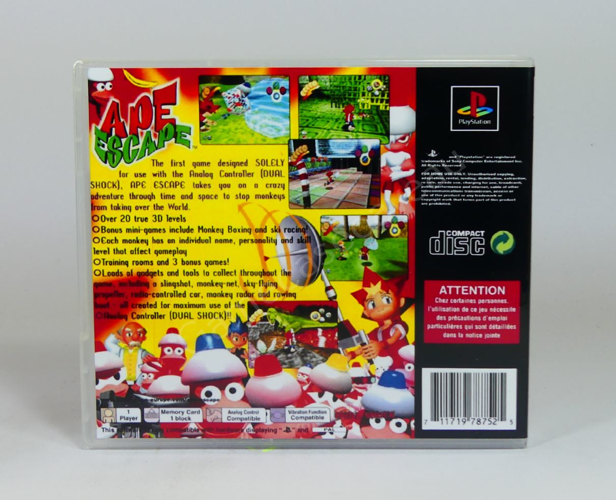 Ape Escape - PS1 Replacement Case