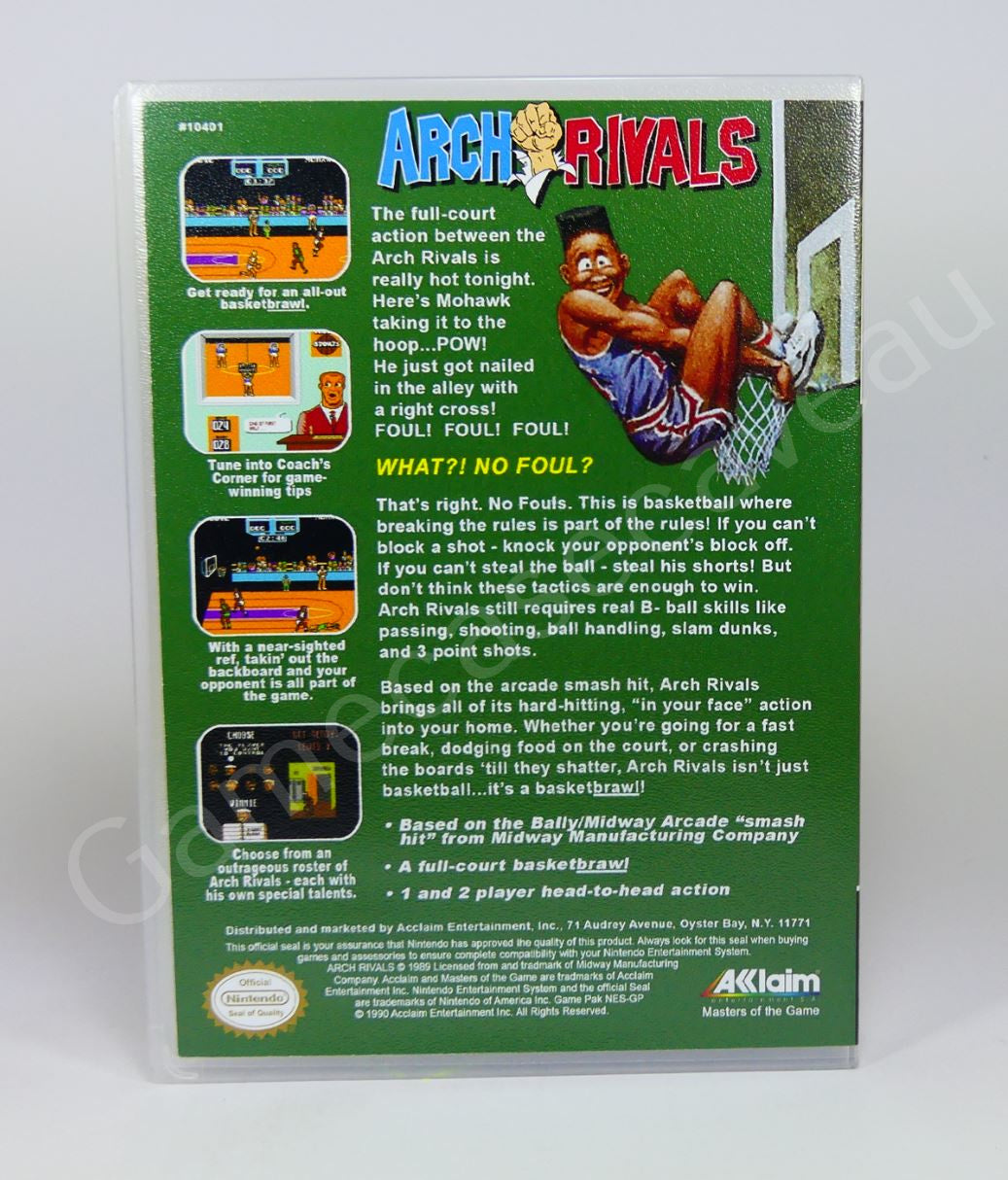 Arch Rivals - NES Replacement Case
